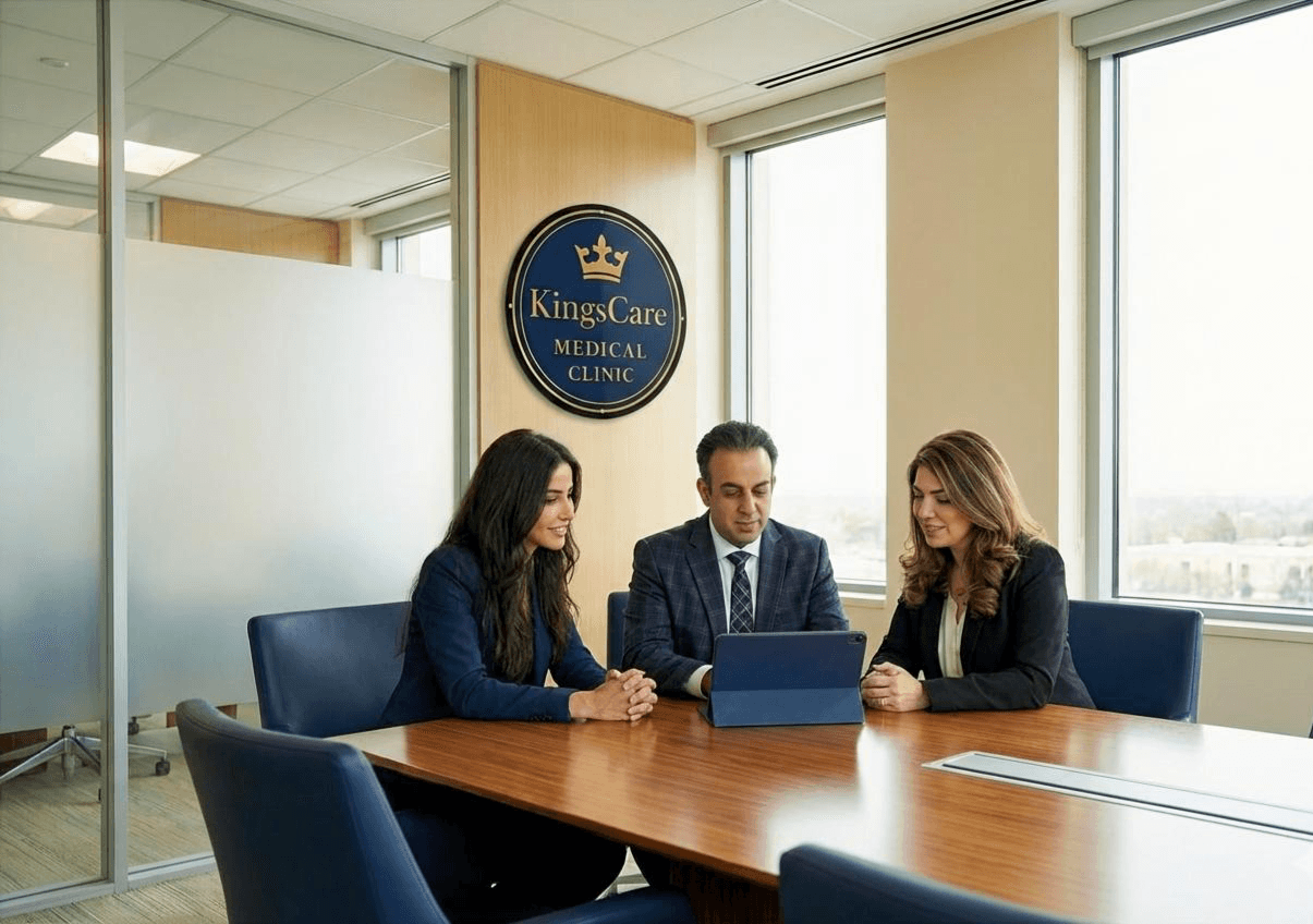 Kings Care Medical Clinic team providing personalized care
